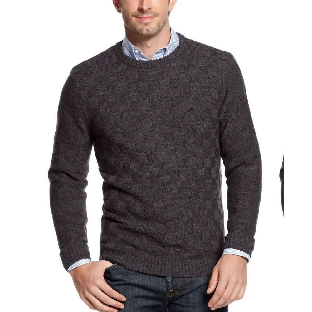 Geoffrey Beene Charcoal Sweater - L